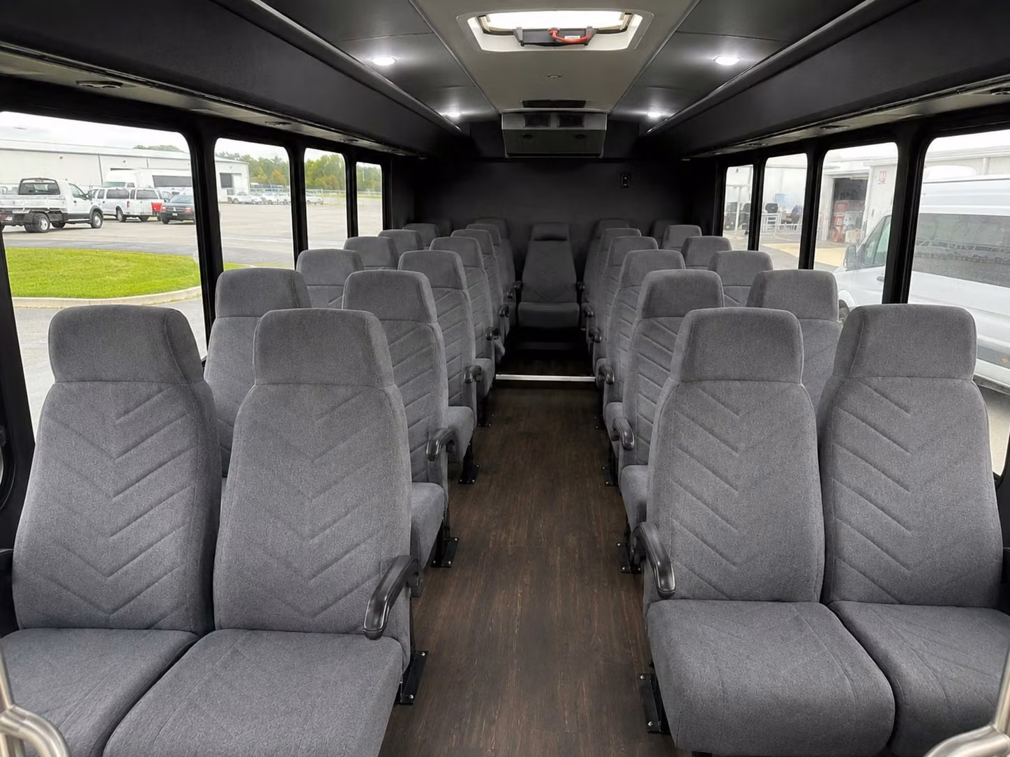 18 passenger minibus inside