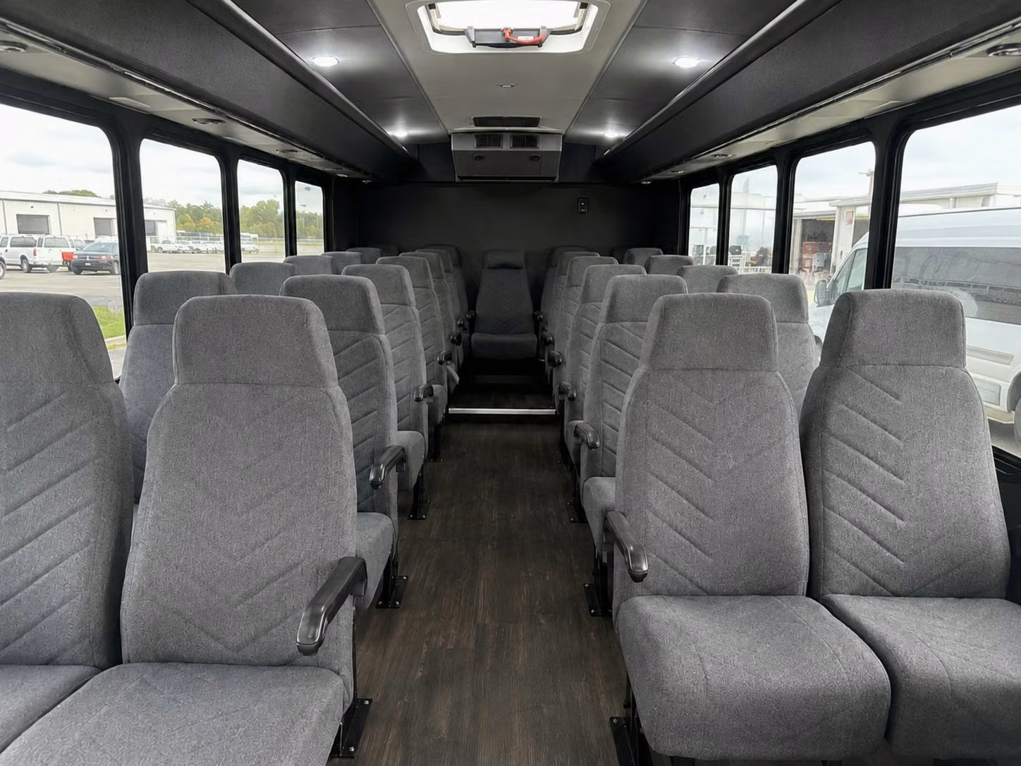 20 passenger minibus interior