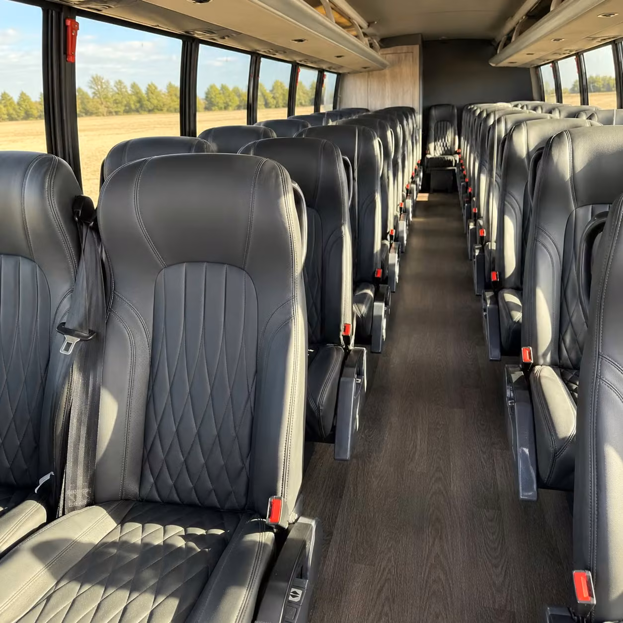 25 passenger minibus inside
