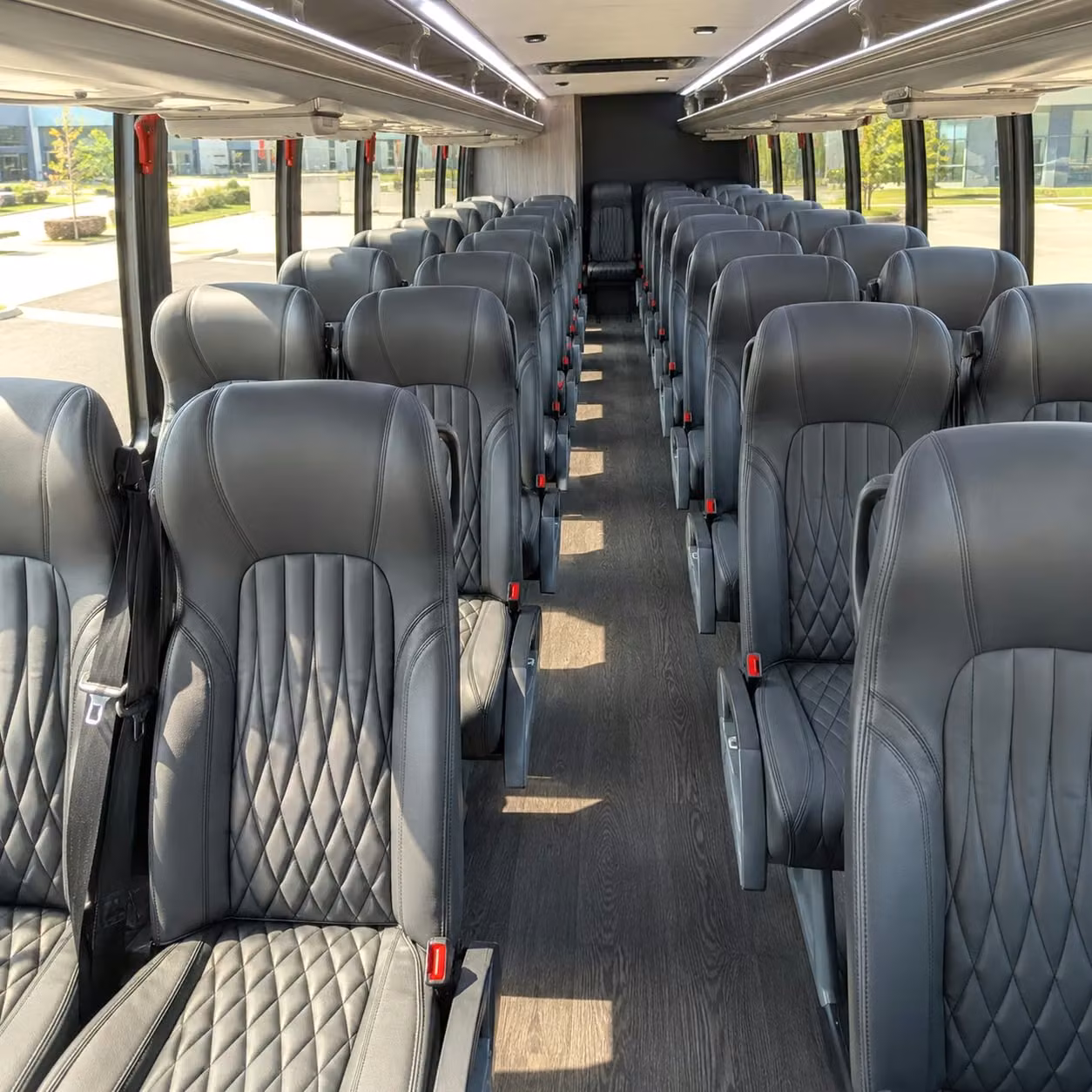25 passenger minibus interior