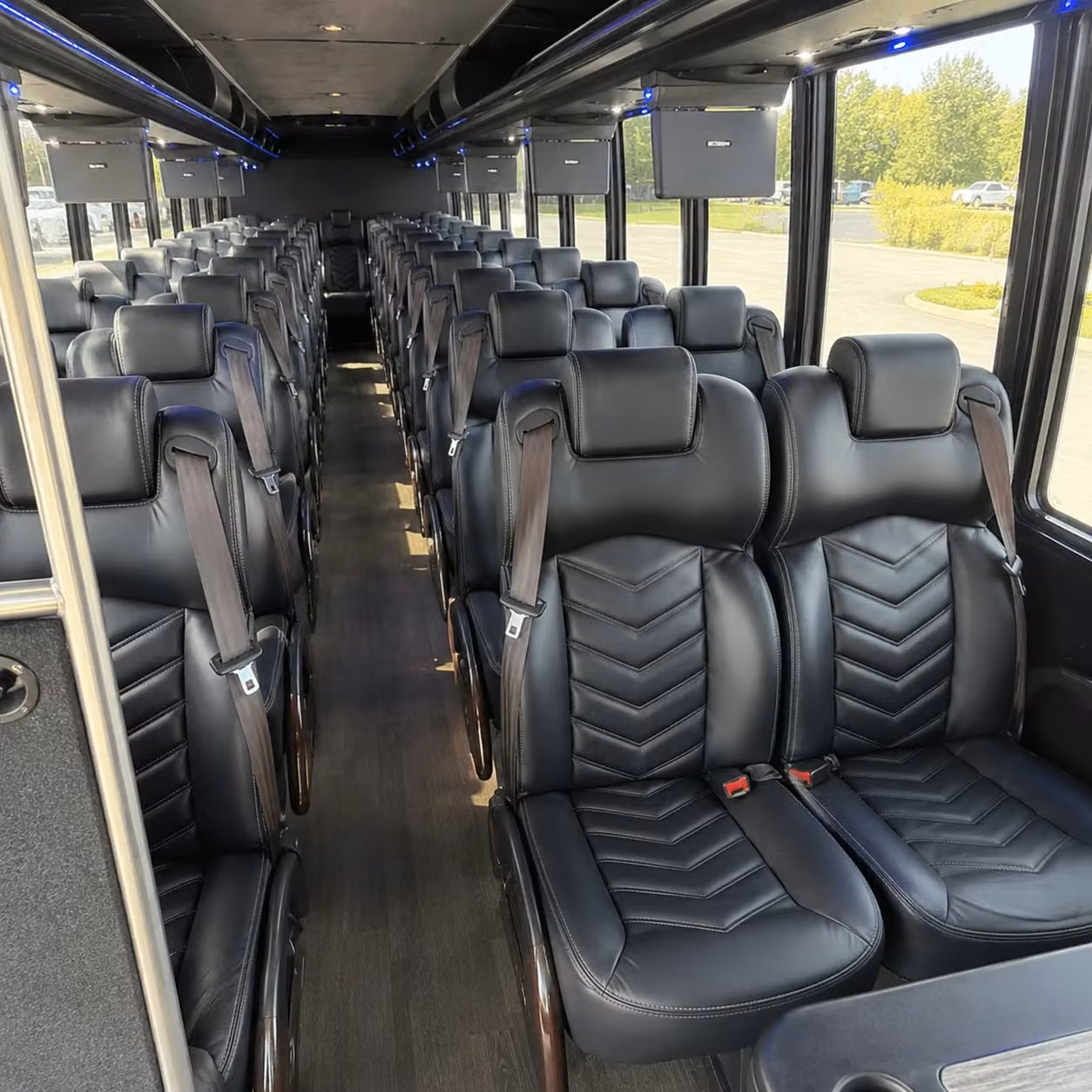 28 passenger minibus inside
