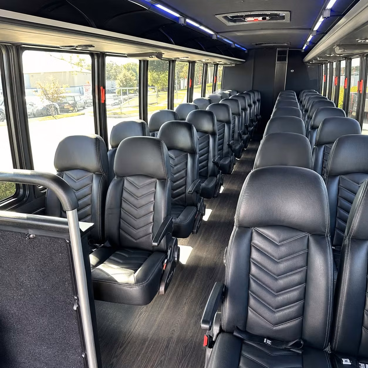 30 passenger minibus interior