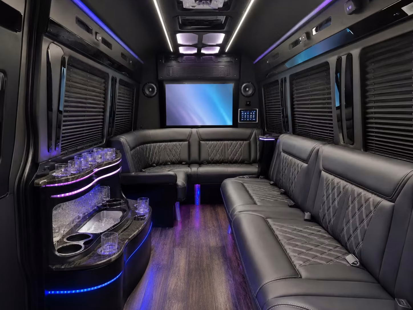 bus rental options for fontana trips