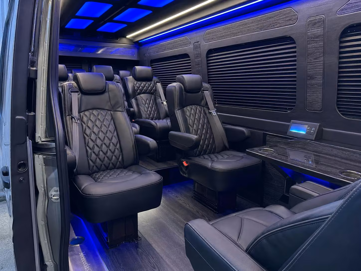 sprinter van transportation for groups and events across fontana